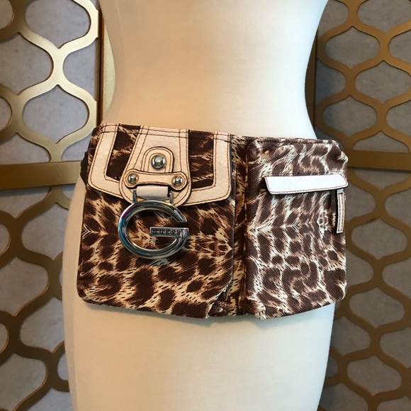 Leopard GUESS belt bag - Picture 1 of 16